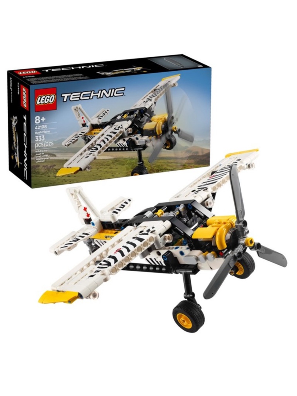 LEGO Technic Bush Plane 42198 Building Set New in Box 333 Pieces - Picture 2 of 5
